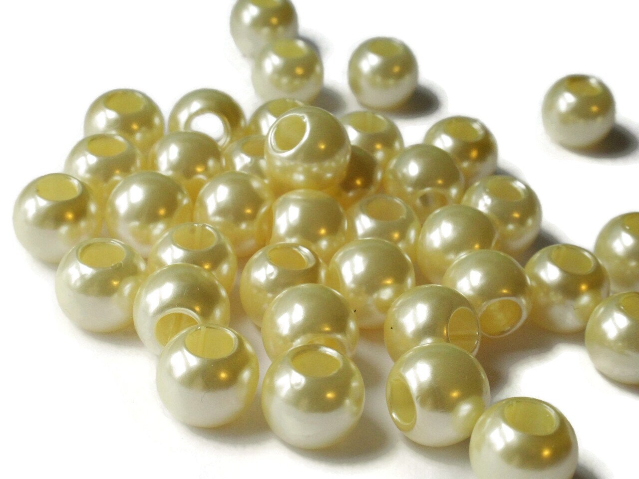 Large sales hole pearls